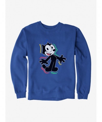 Discount Sale Felix The Cat 90s Highlights Sweatshirt $10.04 Sweatshirts