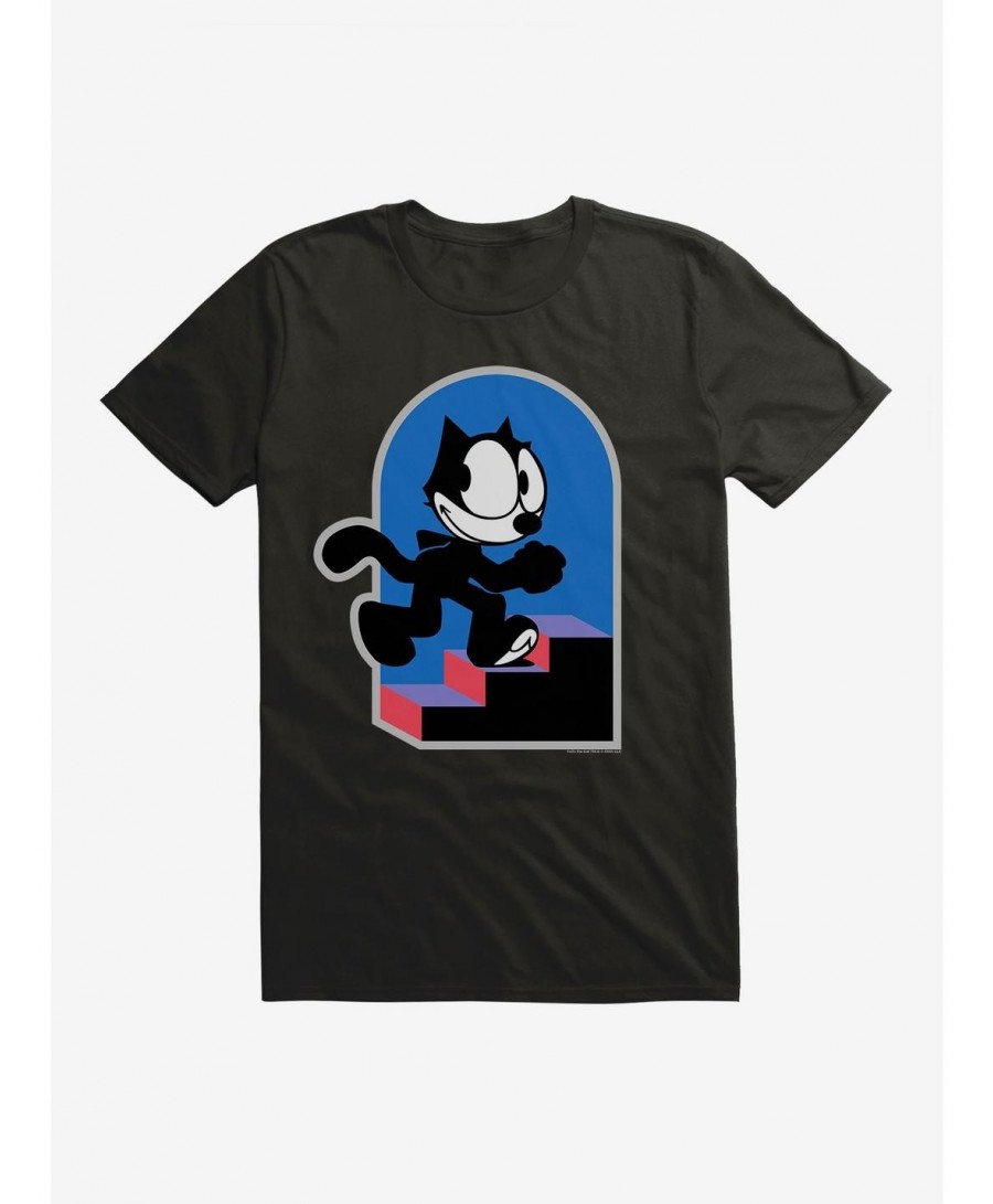 Absolute Discount Felix The Cat Step By Step T-Shirt $8.99 T-Shirts