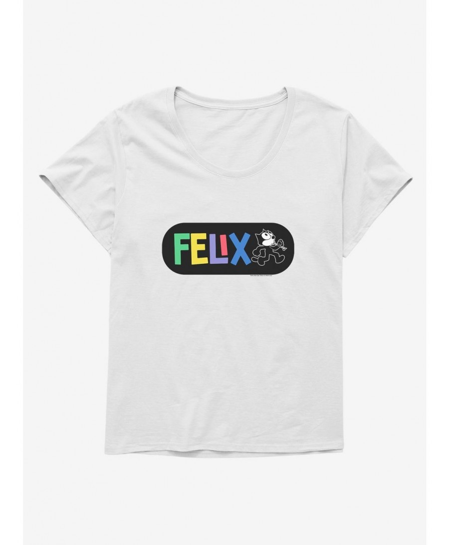 Pre-sale Felix The Cat Whistling And Walking Girls T-Shirt Plus Size $11.56 T-Shirts