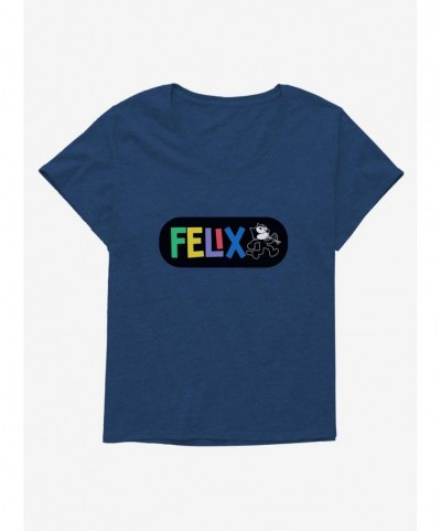 Pre-sale Felix The Cat Whistling And Walking Girls T-Shirt Plus Size $11.56 T-Shirts