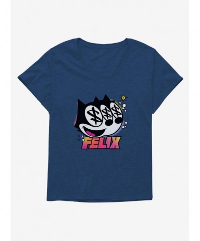 Best Deal Felix The Cat Dollar Signs Girls T-Shirt Plus Size $9.71 T-Shirts