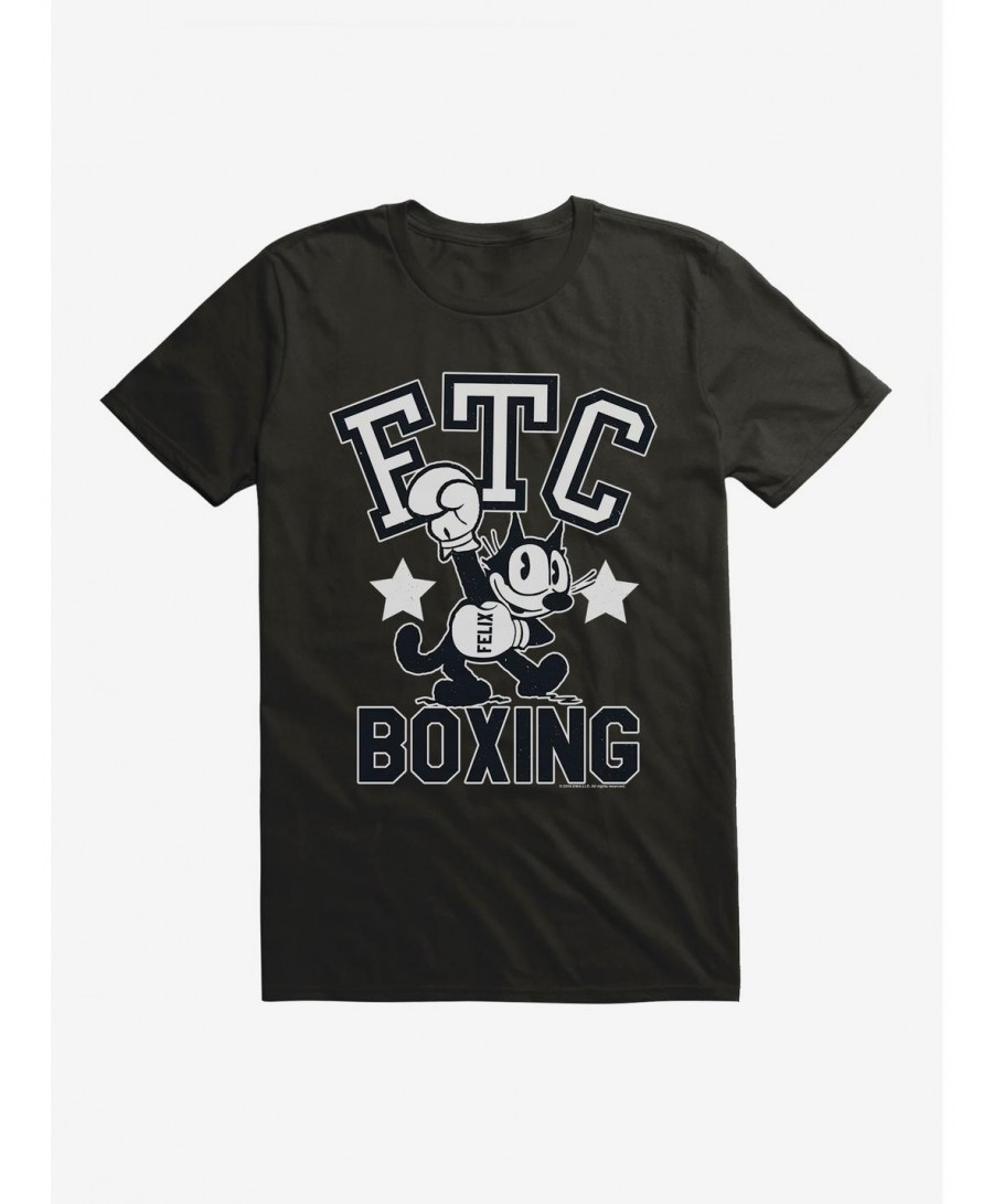 Pre-sale Discount Felix The Cat FTC Boxing T-Shirt $7.27 T-Shirts