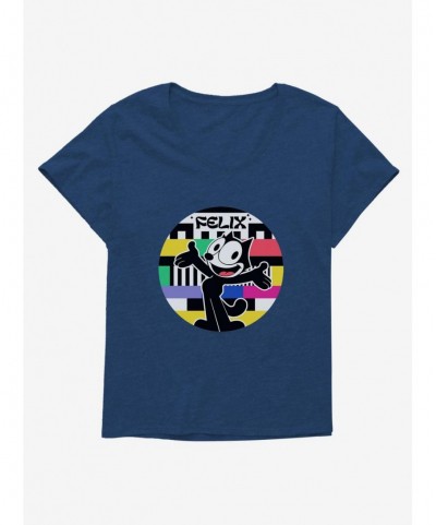 Discount Felix The Cat 90s Graphic Girls T-Shirt Plus Size $7.63 T-Shirts