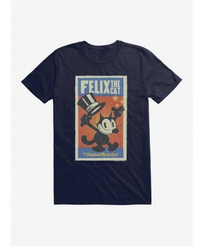 Seasonal Sale Felix The Cat The Original Movie Cat Poster T-Shirt $7.27 T-Shirts