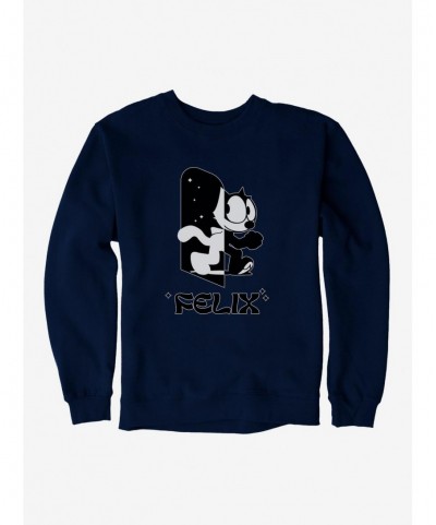 High Quality Felix The Cat Black and White Sweatshirt $11.51 Sweatshirts