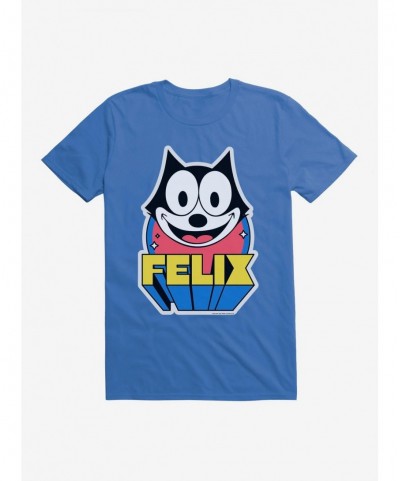 Best Deal Felix The Cat 3D Block Text T-Shirt $6.31 T-Shirts