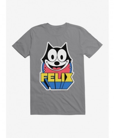 Best Deal Felix The Cat 3D Block Text T-Shirt $6.31 T-Shirts