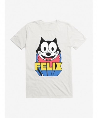 Best Deal Felix The Cat 3D Block Text T-Shirt $6.31 T-Shirts