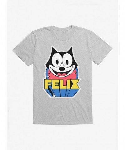 Best Deal Felix The Cat 3D Block Text T-Shirt $6.31 T-Shirts