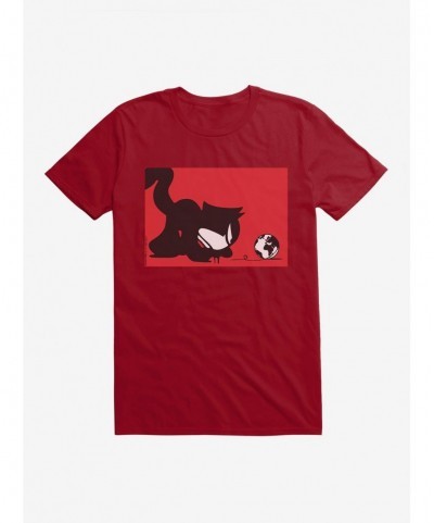 Seasonal Sale Felix The Cat Chasing The World T-Shirt $7.65 T-Shirts