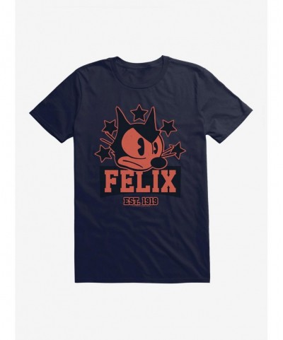 New Arrival Felix The Cat Est. 1919 T-Shirt $6.88 T-Shirts