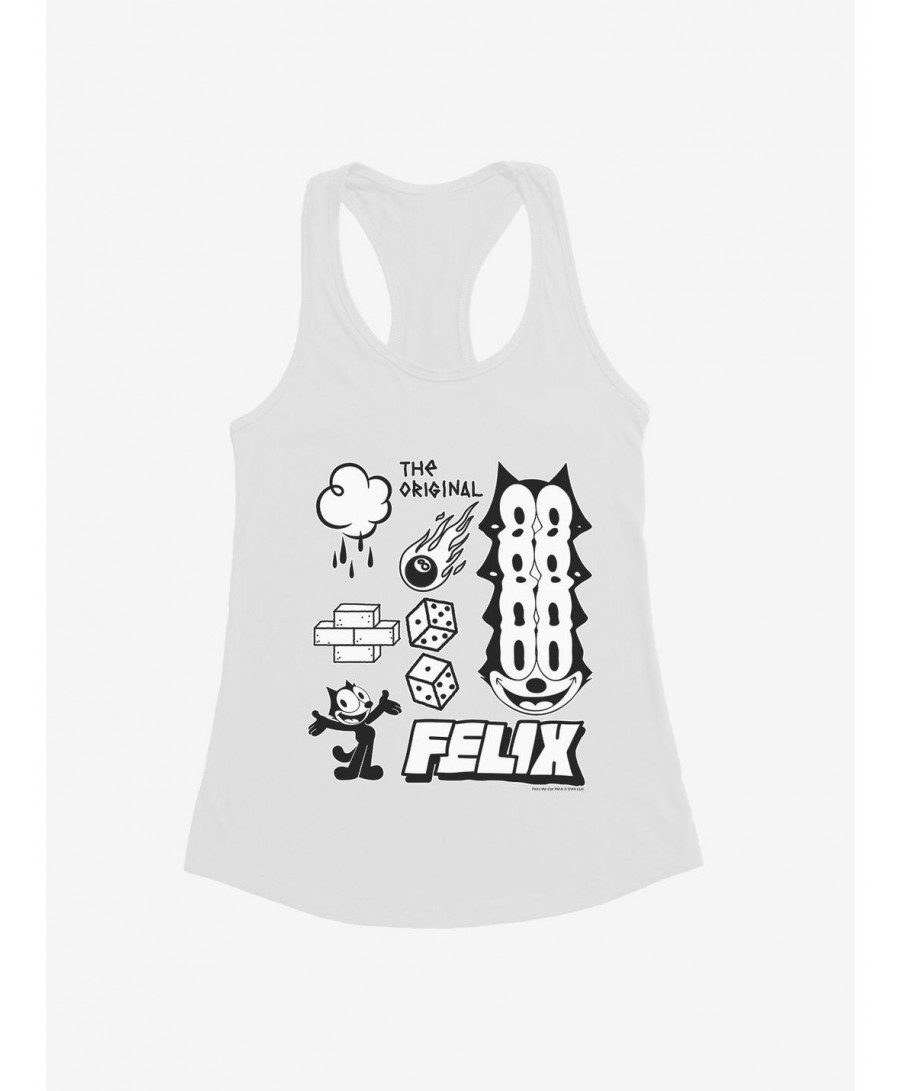 Limited-time Offer Felix The Cat The Original Icons Girls Tank $7.17 Tanks