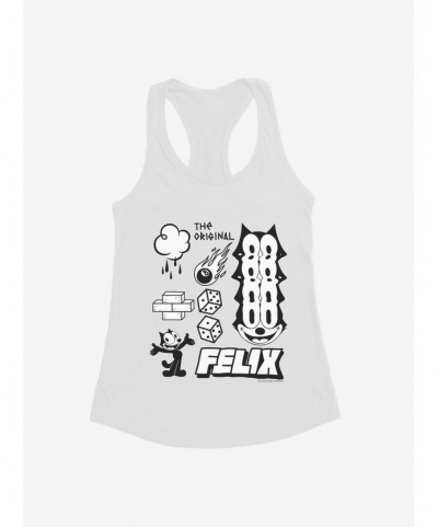 Limited-time Offer Felix The Cat The Original Icons Girls Tank $7.17 Tanks