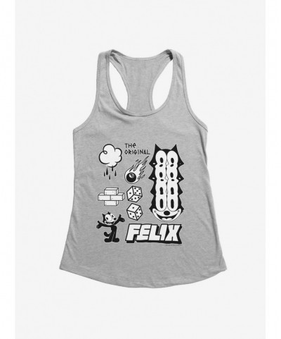 Limited-time Offer Felix The Cat The Original Icons Girls Tank $7.17 Tanks