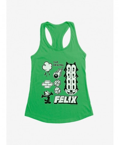 Limited-time Offer Felix The Cat The Original Icons Girls Tank $7.17 Tanks