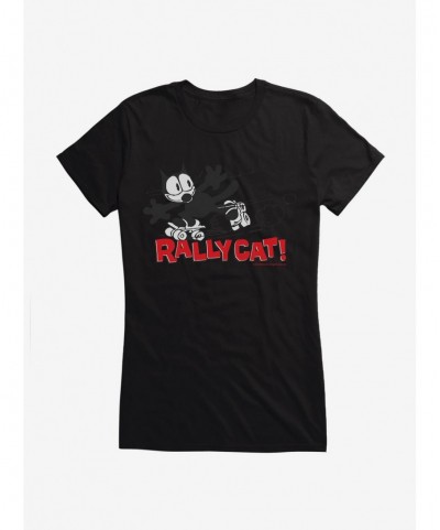 Absolute Discount Felix The Cat Rally Cat Girls T-Shirt $6.97 T-Shirts