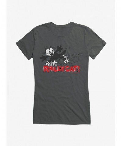 Absolute Discount Felix The Cat Rally Cat Girls T-Shirt $6.97 T-Shirts