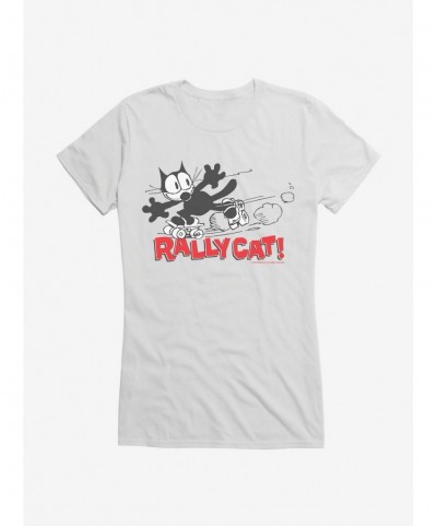 Absolute Discount Felix The Cat Rally Cat Girls T-Shirt $6.97 T-Shirts