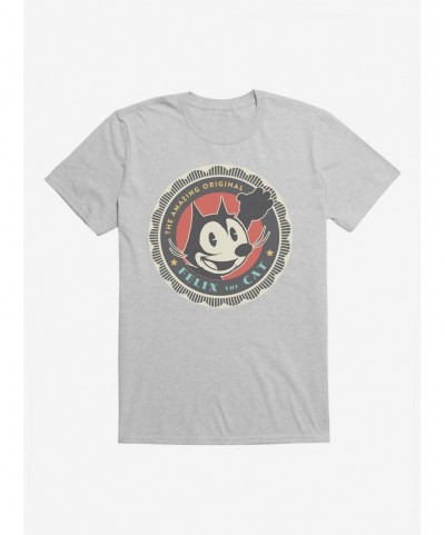 Low Price Felix The Cat Vintage Color Logo T-Shirt $5.74 T-Shirts