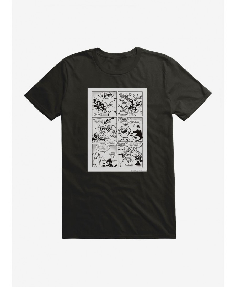 Crazy Deals Felix The Cat Comic Strip T-Shirt $7.65 T-Shirts