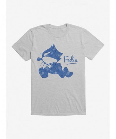 Value Item Felix The Cat Paisley Print T-Shirt $9.18 T-Shirts