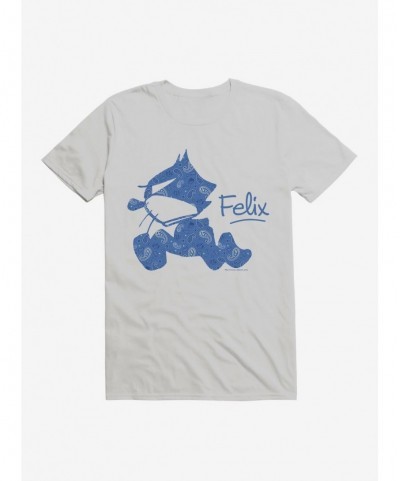 Value Item Felix The Cat Paisley Print T-Shirt $9.18 T-Shirts