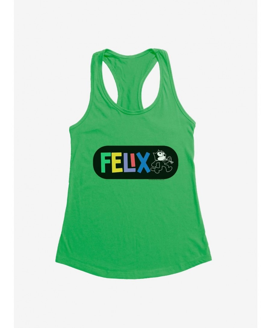 Bestselling Felix The Cat Whistling And Walking Girls Tank $8.76 Tanks