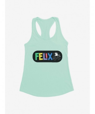 Bestselling Felix The Cat Whistling And Walking Girls Tank $8.76 Tanks