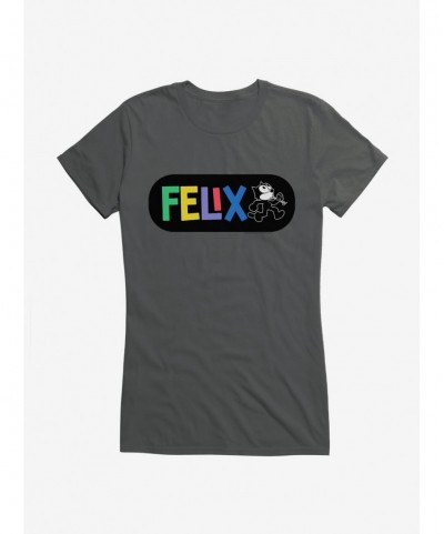 Fashion Felix The Cat Whistling And Walking Girls T-Shirt $6.37 T-Shirts