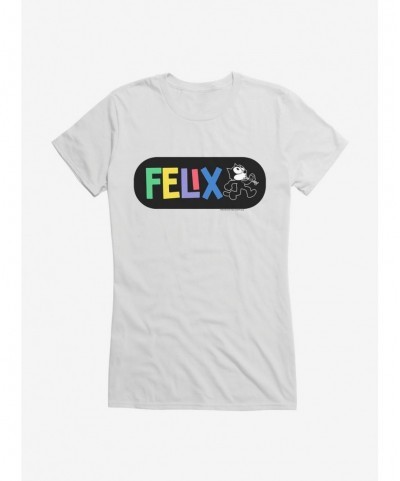 Fashion Felix The Cat Whistling And Walking Girls T-Shirt $6.37 T-Shirts