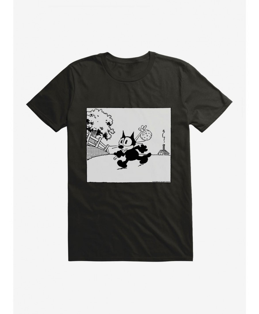 Discount Sale Felix The Cat Packed Up T-Shirt $7.07 T-Shirts