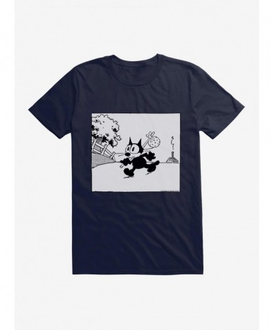 Discount Sale Felix The Cat Packed Up T-Shirt $7.07 T-Shirts