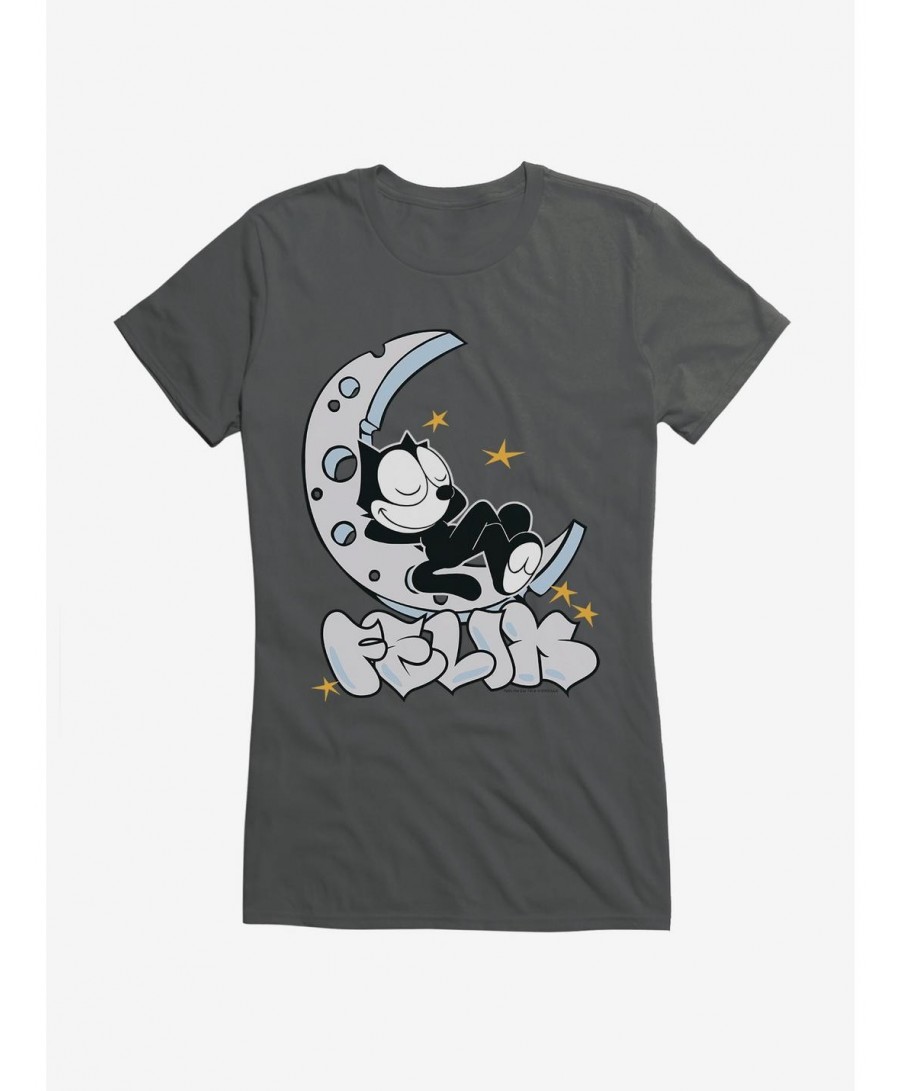 Exclusive Felix The Cat Sweet Dreams Girls T-Shirt $7.77 T-Shirts