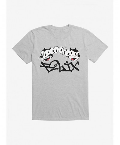 Limited Time Special Felix The Cat Split Personality Graffiti Art T-Shirt $7.07 T-Shirts