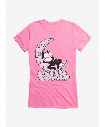 Exclusive Felix The Cat Sweet Dreams Girls T-Shirt $7.77 T-Shirts