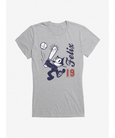 Wholesale Felix The Cat Baseball Felix '19 Girls T-Shirt $8.37 T-Shirts