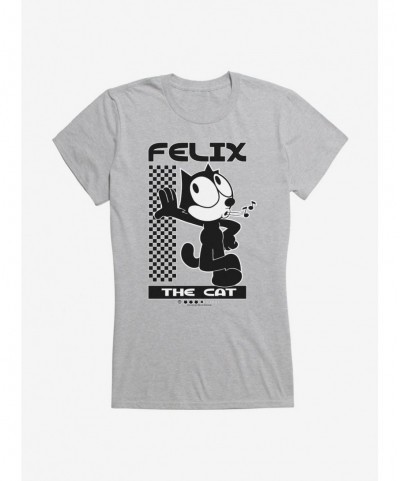 Low Price Felix The Cat Whistling Girls T-Shirt $7.17 T-Shirts