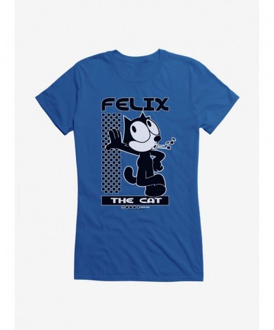 Low Price Felix The Cat Whistling Girls T-Shirt $7.17 T-Shirts