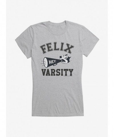 Pre-sale Discount Felix The Cat Hey Varsity Girls T-Shirt $8.96 T-Shirts