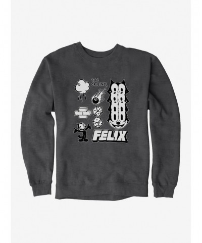 Unique Felix The Cat The Original Icons Sweatshirt $11.81 Sweatshirts