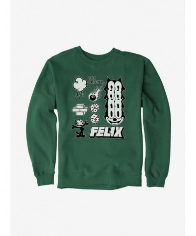 Unique Felix The Cat The Original Icons Sweatshirt $11.81 Sweatshirts