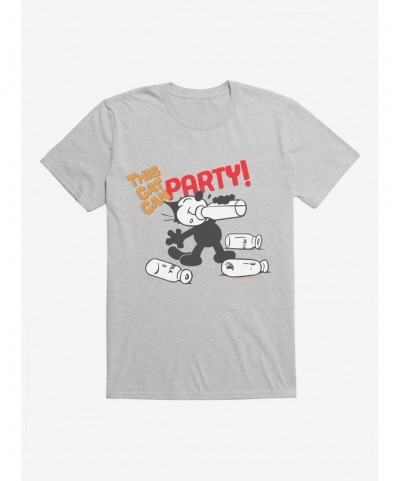 Hot Sale Felix The Cat This Cat Can Party T-Shirt $8.60 T-Shirts