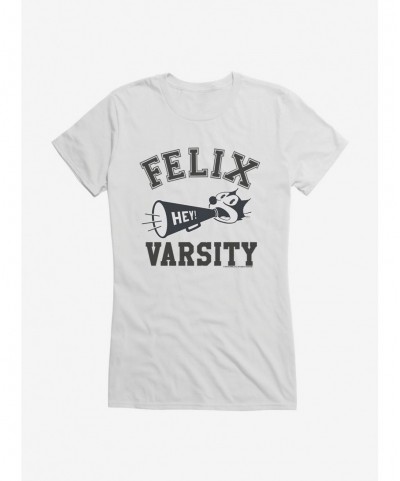 Pre-sale Discount Felix The Cat Hey Varsity Girls T-Shirt $8.96 T-Shirts