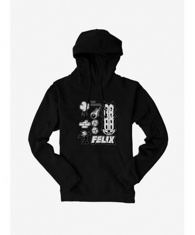 Flash Sale Felix The Cat The Original Icons Hoodie $12.21 Hoodies