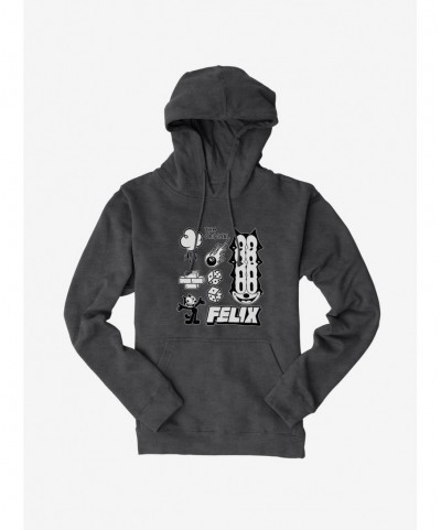 Flash Sale Felix The Cat The Original Icons Hoodie $12.21 Hoodies