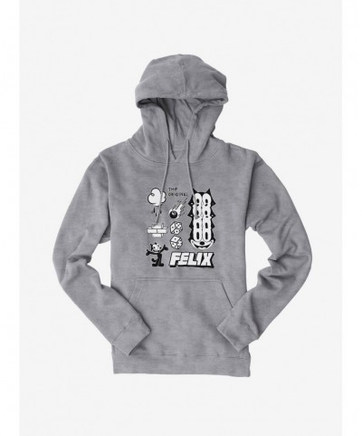 Flash Sale Felix The Cat The Original Icons Hoodie $12.21 Hoodies