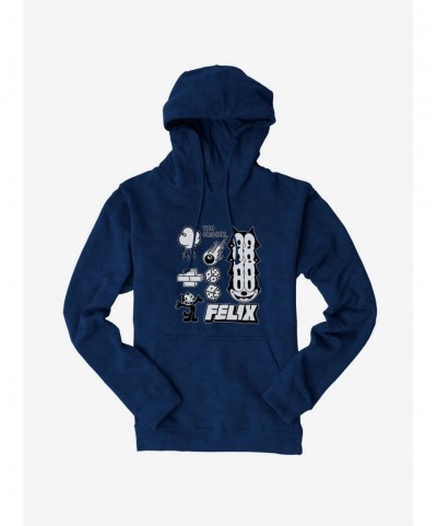 Flash Sale Felix The Cat The Original Icons Hoodie $12.21 Hoodies