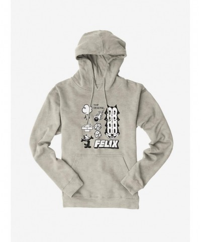 Flash Sale Felix The Cat The Original Icons Hoodie $12.21 Hoodies