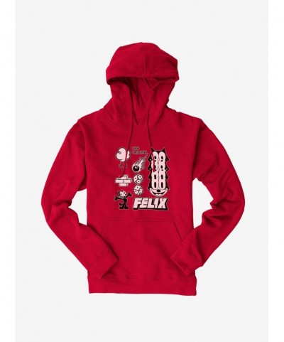 Flash Sale Felix The Cat The Original Icons Hoodie $12.21 Hoodies