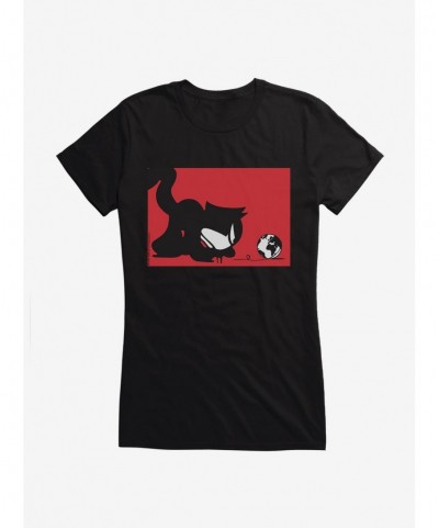 Discount Sale Felix The Cat Chasing The World Girls T-Shirt $8.57 T-Shirts